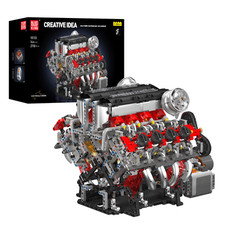 Mould King 10130 Engine F488 V8 Motor Bausatz Klemmbausteine Spielzeug