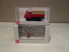 Busch 51656, Robur LO "Freiwillige Feuerwehr", Busch 59939, Leiterwagen, HO, TOP