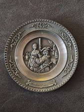 2x WMF Zinnteller • Rembrandt & Co. • Mini Kunst zum Aufhängen • Vintage Sammler