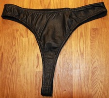 Lederdessous Lederstring  Lederslip weiches Leder Fetisch sexy Strip Domina NEU