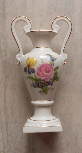 Kleine lichte porzellan vase - lichte,