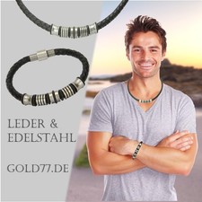 ECO-Set Lederkette+Armband