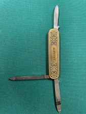 Seltenes altes Werbe-Taschenmesser "Bizerba" Werbung + Original Etui