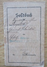 Soldbuch Jäger Regiment zu