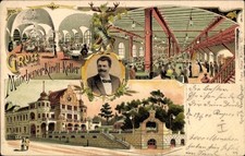 Litho München Bayern, Gruß vom Münchener Kindl Keller - 11468909