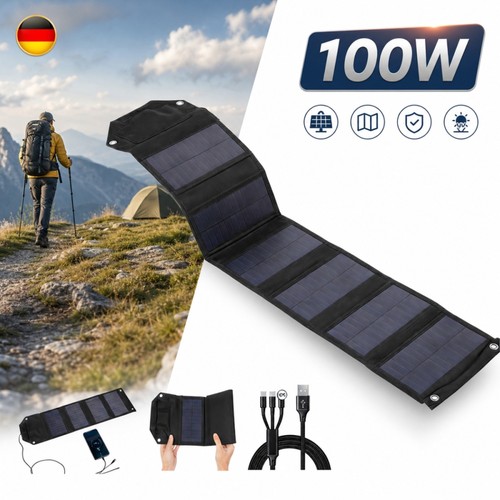 100w faltbar solarpanel - 100w,