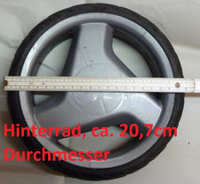 Hinterrad Rad Hinten Einhell GE-CM 36 LI Akku Rasenmäher Schlachtfest Ersatzteil