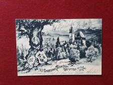 Kempten 1905 12 bayerische Turnfest Wappen antike Ansichtskarte AK PK