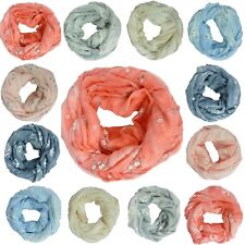 LOOP Schal Baumwolle Blümchen