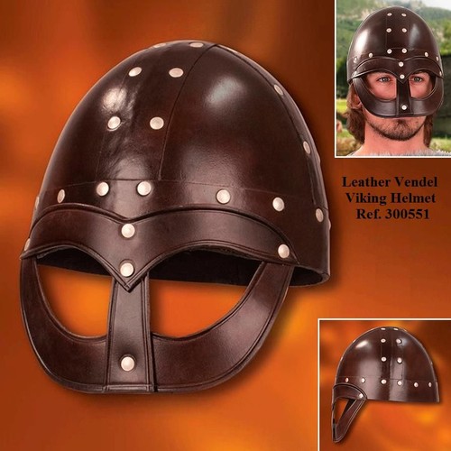 Leder wikinger gjermundbu - wikinger, helm