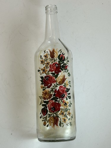 Flasche handbemalt