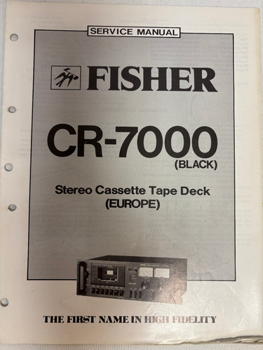 Fisher service manual - fisher,
