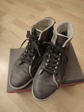 Le Coq Sportif Vitre Mid Herren Leder Schnürboot Used Look gefüttert Gr 43/Uk 9