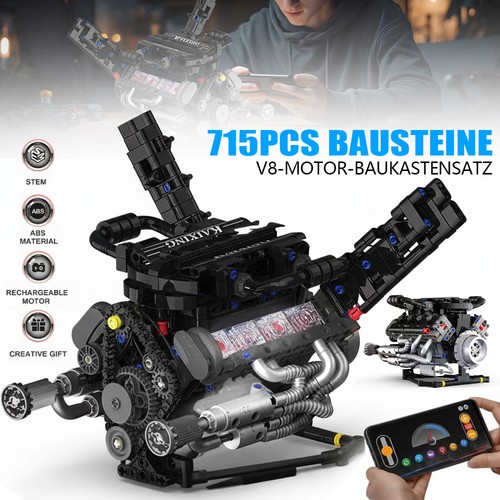 Motor modellbausatz 715 - v8,