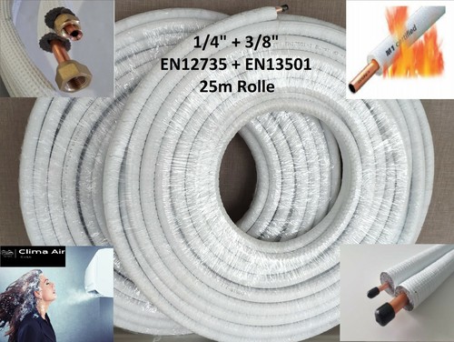 Kältemittelleitung 25m - , 1/4"