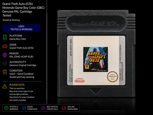 Grand theft auto gta - grand, nintendo