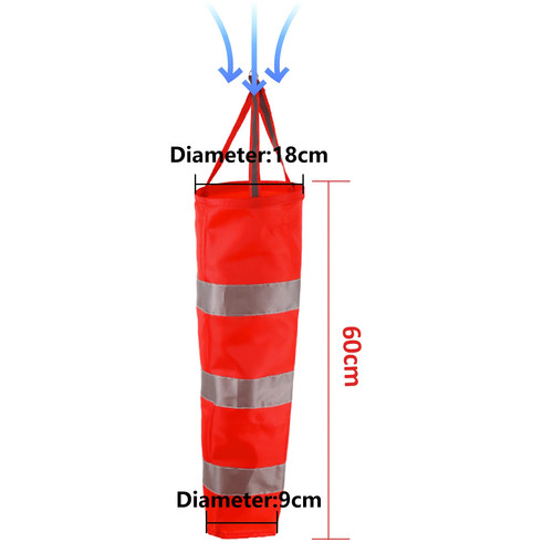 100cm windsack - 60/80/100cm,