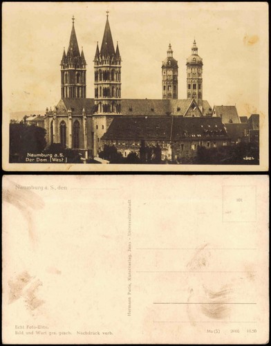 Ansichtskarte naumburg - ansichtskarte,