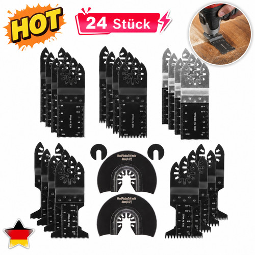 Sägeblätter 24tlg metall - sägeblätter, bi-metall