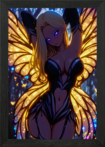 Anime fee gerahmtes wandbild - anime,