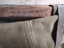 Original US Army Feldbett made März 1944 1A Zustand WW II