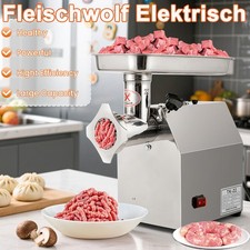 Profi Fleischwolf Elektrisch 1100W - 220KG/H Wurstmaschine Faschiermaschine NEU