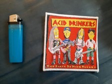 Acid Drinkers The State Of Mind Report Patch Aufnäher Rare Rar Thrash Metal Mint