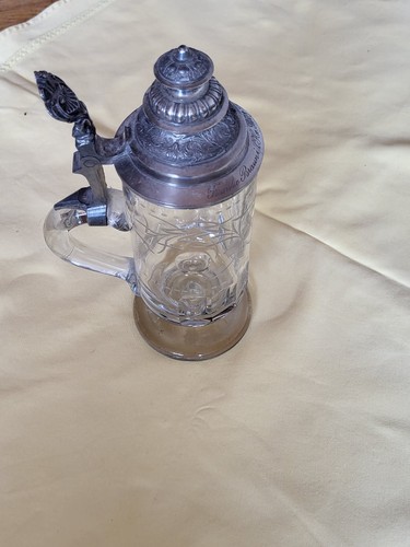 Antiker glas bierkrug - antiker, glas-bierkrug