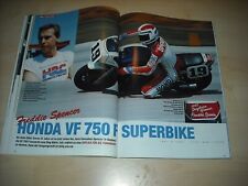 MO Magazin 2197) Honda VF 750 F Superbike Freddie Spencer in einer seltenen V