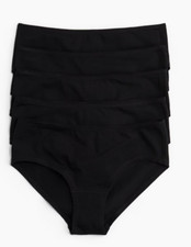 5 Pack Cotton Hipster Briefs -