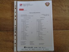 21.09.2025  Dynamo Dresden - Hannover 96  Presseinfo  2025/26