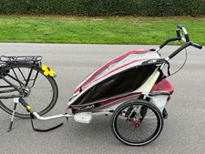 Thule Chariot CX1 mit Weber-Kupplung und Hängematte für Baby und als Jogger