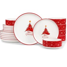 18-tlg. Weihnachtsgeschirr Set