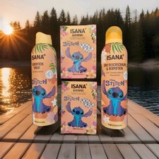 NEU Isana Disney Stitch 4-teiliges Beauty-Set Augenpads Bodylotion Weihnachten 