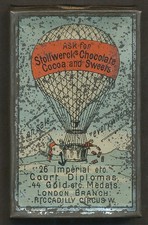 STOLLWERCK - HEIßLUFTBALLON  - PERLES INDIENNES - AUTOMATENDOSE - ALTE BLECHDOSE