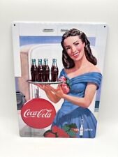 Coca Cola Blechschild Schild 125 Jahre 30x21cm guter Zustand