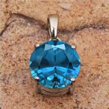 Runder Swiss Blue Topas