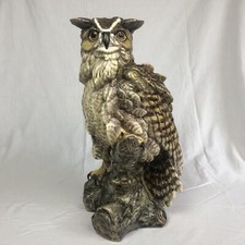 Große schöne Eule Keramik