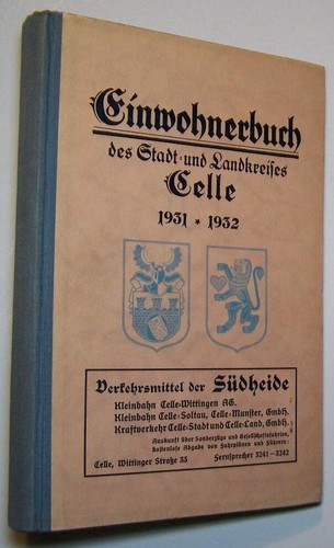 Einwohnerbuch stadt und - stadt,