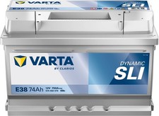 VARTA E38 Silver Dynamic 74Ah