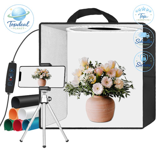 Fotostudio lichtbox 30x30cm - fotostudio,