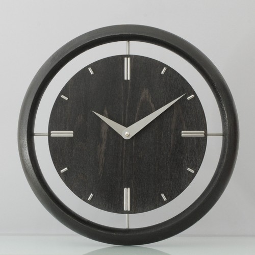 Wanduhr l550 holz buche - holz,