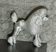 Vintage Weiße Pudel Figur