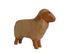 Krippenfiguren Schaf hell