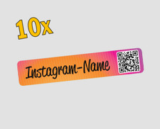 dein QR Code Sozial Network URL Instagram Insta Aufkleber Auto Sticker