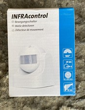 Kopp INFRAcontrol Bewegungsschalter Bewegungsmelder 180°  Weiß IP44 8219.0201.5