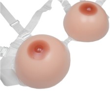 Silikonbrüste im Transbra-BH