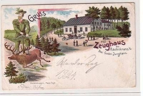 55814 lithographie gruß - 55814,