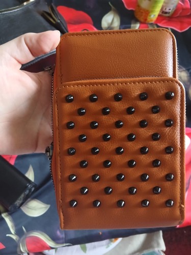 Handtasche mit nietenbesatz - mit,