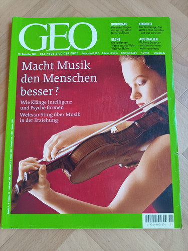 Geo zeitschrift macht musik - geo, zeitschrift,